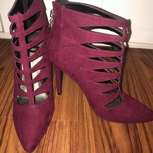 Maroon Guess Heels